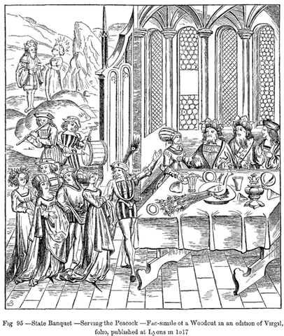 banquet: a large celebratory meal; a feast