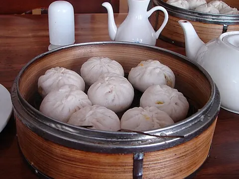 baozi: a Chinese steamed stuffed bun