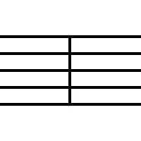 bar line: a vertical line in musical notation used to separate two bars or measures