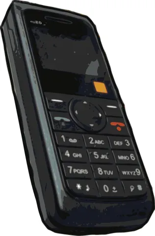 bar phone: a mobile phone shaped like a bar of soap or candy