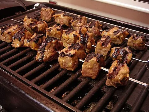 barbecue: a fireplace or pit for grilling food, typically used outdoors and traditionally employing hot...
