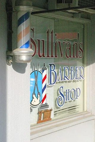 barber pole: a type of sign indicating a barber's shop, most traditionally a pole with a helix of red and white...