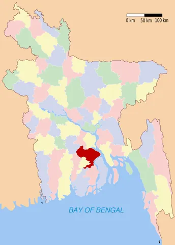 barisal district: one of the six districts in the Barisal Division of Bangladesh