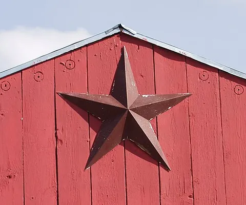 barnstar: a decorative painted object or image, often in the shape of a five-pointed star but occasionally in...