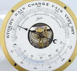 barometer: an instrument for measuring atmospheric pressure