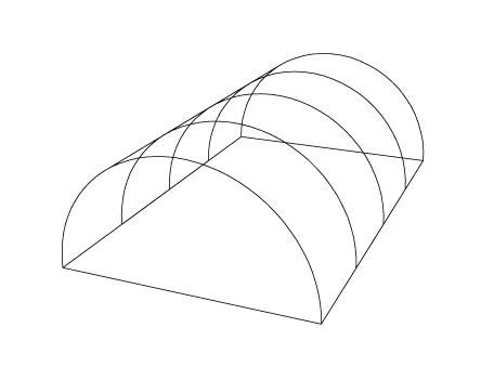 barrel vault: a simple roof having a curved, often semicircular cross section; used to span large distances in...