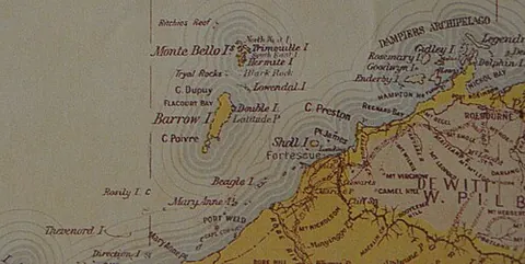 barrow island: an island off the coast of the Pilbara region, Western Australia, named after Sir John Barrow, 1st...