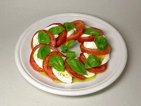 basiled: with basil (leaves of Ocimum basilicum used as a herb)