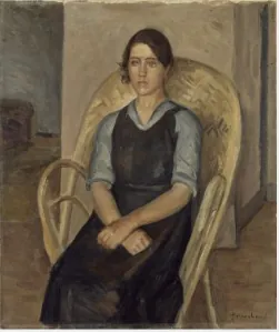 basket chair: a chair in which the seat and back are made of wickerwork