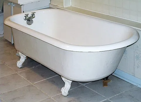 bath: a tub or pool which is used for bathing: bathtub