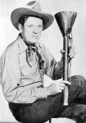 bazooka: a primitive trombone having wide tubes