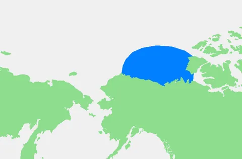 beaufort sea: a marginal sea of the Arctic Ocean to the north of Canada and Alaska