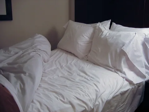 bedding: the textiles associated with a bed, e.g., sheets, pillowcases, bedspreads, blankets, etc