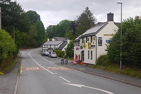 beguildy: a community and small village in Powys, Wales, historically in Radnorshire (OS grid ref SO1979)