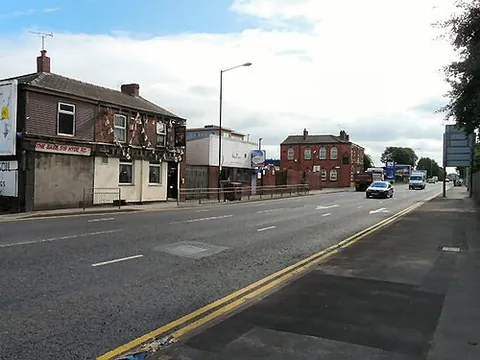 belle vue: a suburb of Carlisle, Cumbria (OS grid ref NY3755)