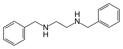 benzathine: a diamine used in some medications to stabilize penicillin