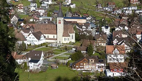 berneck: a municipality in Rheintal district, St. Gallen canton, Switzerland