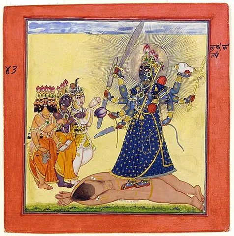 bhadrakali: name of a Hindu goddess in South India