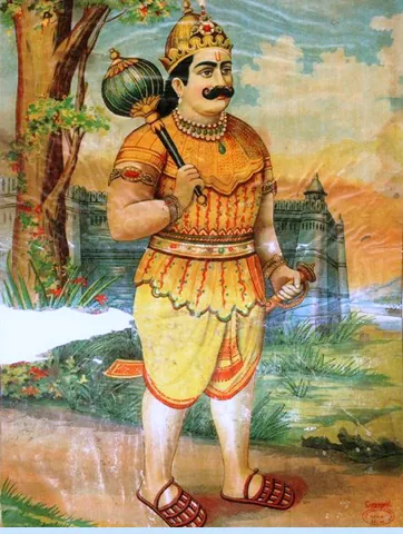 bhima: in the Hindu epic Mahabharata, the second of the Pandava brothers