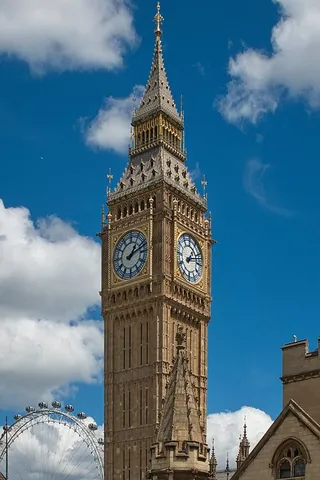 big ben: the hour bell in the Elizabeth Tower (formerly known as the Clock Tower), adjacent to the Houses of...
