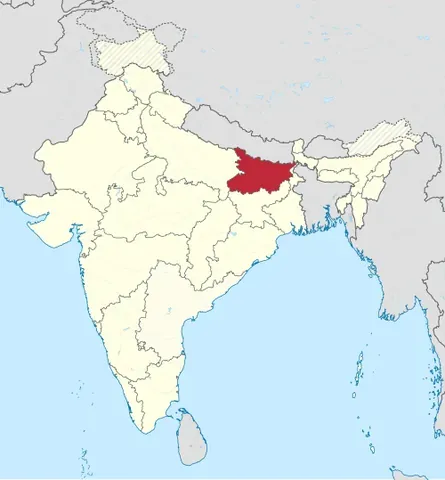 bihar: a state in eastern India. Capital and largest city: Patna