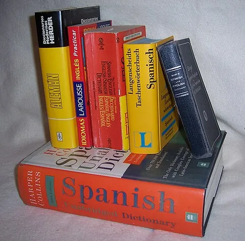 bilingual dictionary: a translation dictionary in two languages