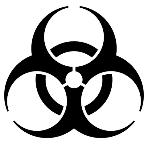 biohazard: a biological hazard: a source of risk due to some biological factor such as bacteria or human waste