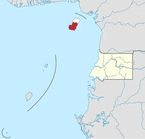 bioko sur: a province of Equatorial Guinea, in the southern part of the island of Bioko