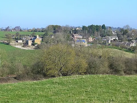 bisbrooke: a village and civil parish (without a council) in Rutland, England (OS grid ref SP8899)