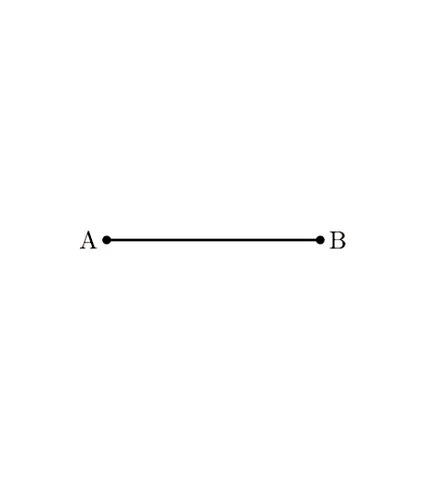 bisegment: one of two equal parts of a line segment, circle, polygon, or other entity