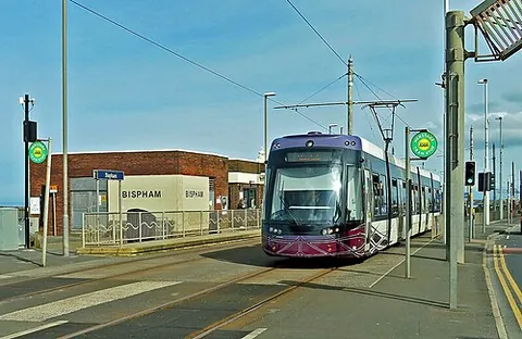 bispham: a northern suburb and ward in Blackpool borough, Lancashire, England (OS grid ref SD3140)