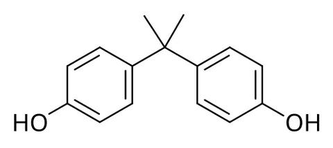 bisphenol a: an industrial chemical compound diphenol 4,4'-dihydroxy-2,2-diphenylpropane (C₁₅H₁₆O₂) that is a...