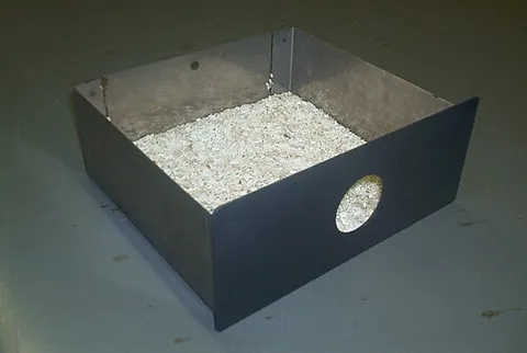 bit bucket: a container for holding chad (“small punched-out pieces of paper”) from paper tape or punch cards...