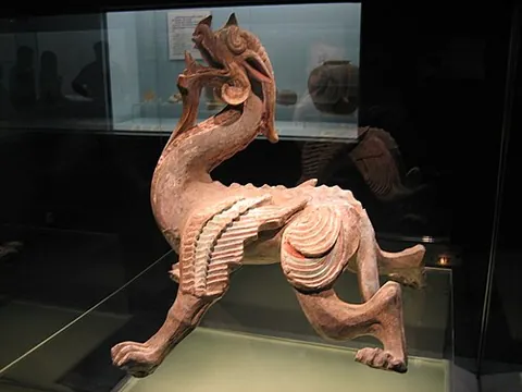 bixie: a chimaera-like figure common in Chinese and Persian art