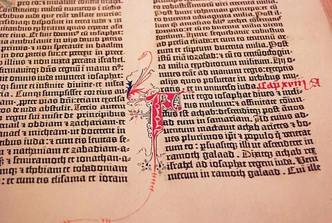 black letter: a Northern European style of type based on the script, with contrasting thick-and-thin, angular...