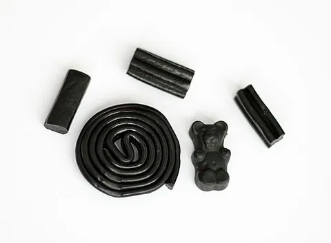 black licorice: the traditional type of licorice candy which is primarily flavored with licorice, in contrast to...