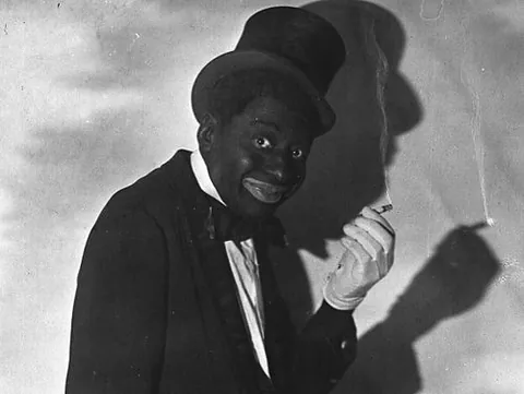 blackface: the practice in which a nonblack person blackens their face using theatrical makeup in order to...