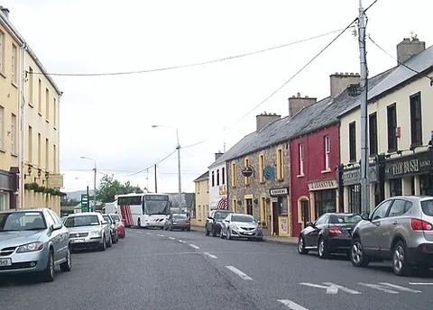 blacklion: a village in County Cavan, Ireland, just across the border from Belcoo, County Fermanagh (Irish...