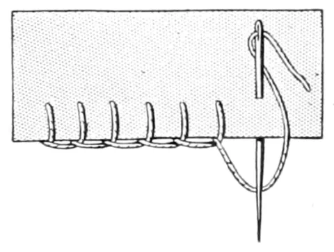 blanket stitch: a strong stitch, similar to a buttonhole stitch, used to finish and reinforce the edges of blankets...