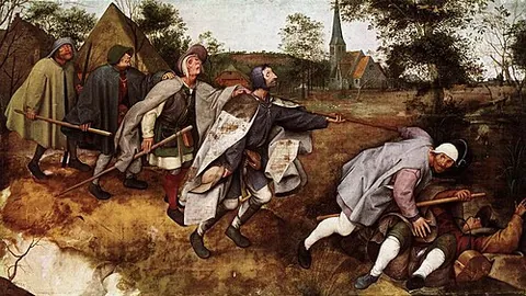 blind leading the blind: a situation in which an unqualified person is attempting to guide, advise, or train others
