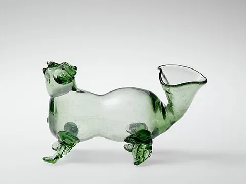 blown glass: glass that has been shaped by a glassblower