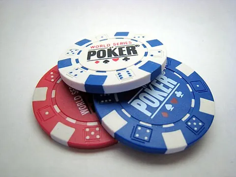 blue chip: a high-value poker chip