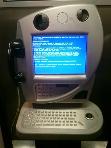 blue screen of death: an error screen displayed by some operating systems, especially Microsoft Windows, after...