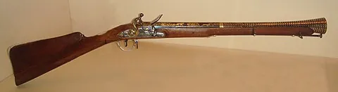 blunderbuss: an old style of muzzleloading firearm and early form of shotgun with a distinctive short, large...