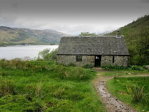 bothy: a small cottage or hut; specifically (Scotland), one often left unlocked for communal use in a...