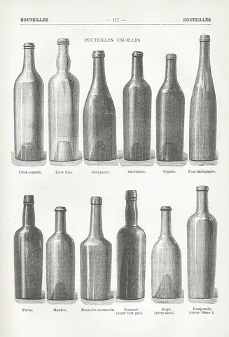 bottle: a container, typically made of glass or plastic and having a tapered neck, used primarily for...