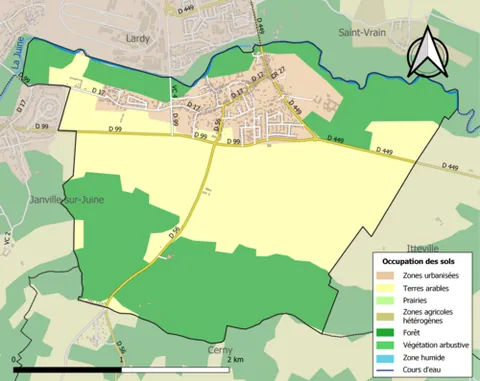 bouray-sur-juine: a commune in Essonne department, Île-de-France, France