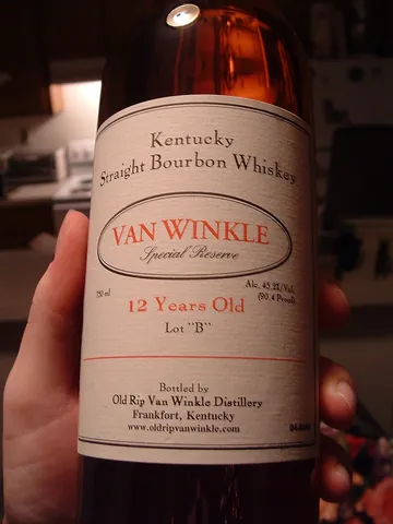 bourbon: a whiskey distilled in the United States from a mixture of grains in which at least 51% is corn,...