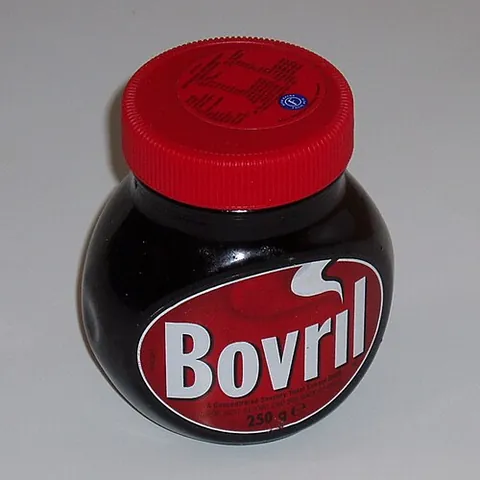 bovril: a brand of beef extract made in the UK