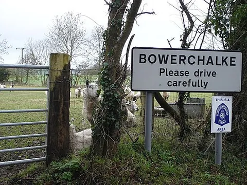 bowerchalke: a village and civil parish in south Wiltshire, England (OS grid ref SU0223)